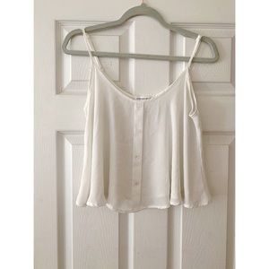 Flowy cropped tank blouse.